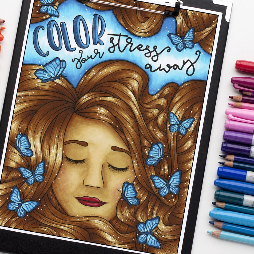 Color your stress away - from "Confessions of a Coloring Addict"