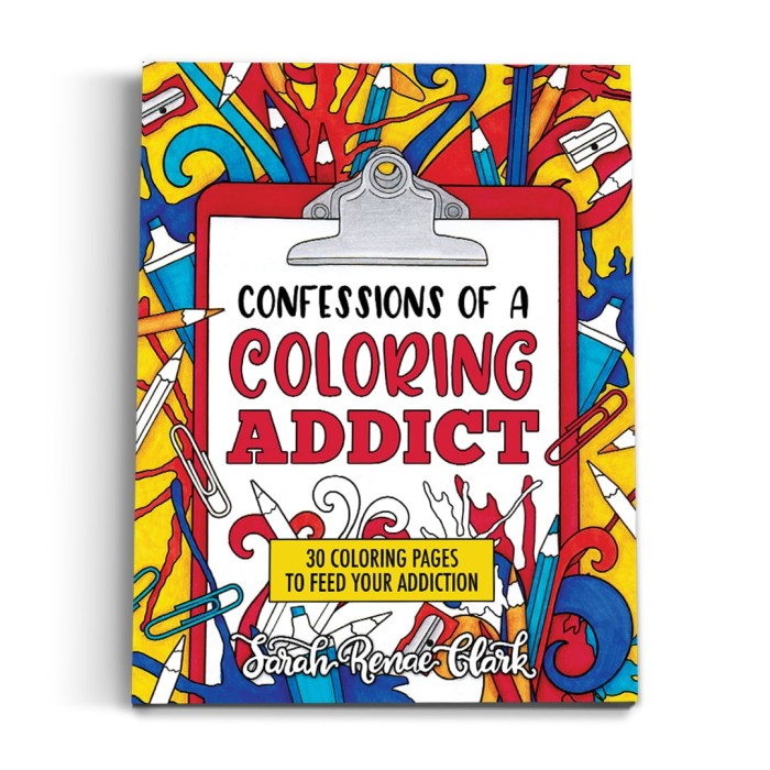 Confessions of a Coloring Addict - Printable Adult Coloring Book