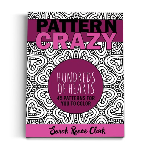 Pattern Crazy Hundreds of Hearts - Printable Adult Coloring Book
