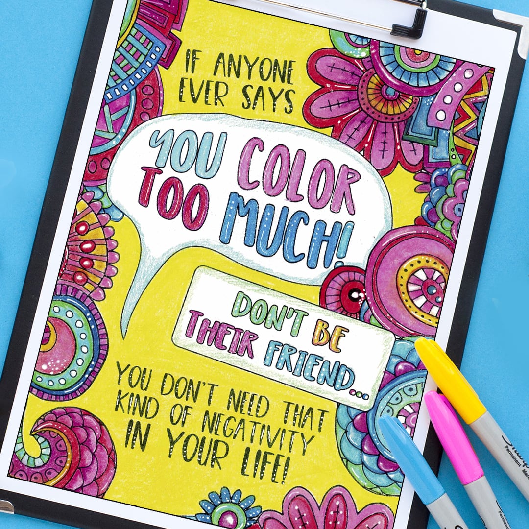 I'm finally allowed to share a coloring book I have coming out