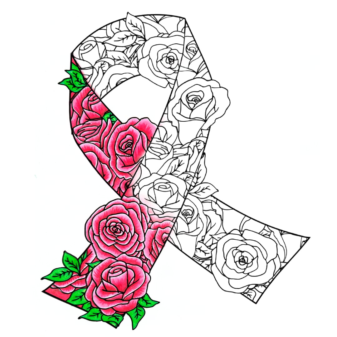 908 Cute Cancer Coloring Pages 