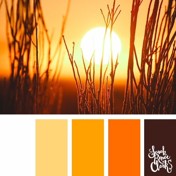 sunrise color palette