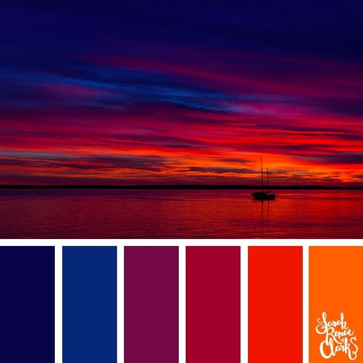 Sunset Color Palette 7170