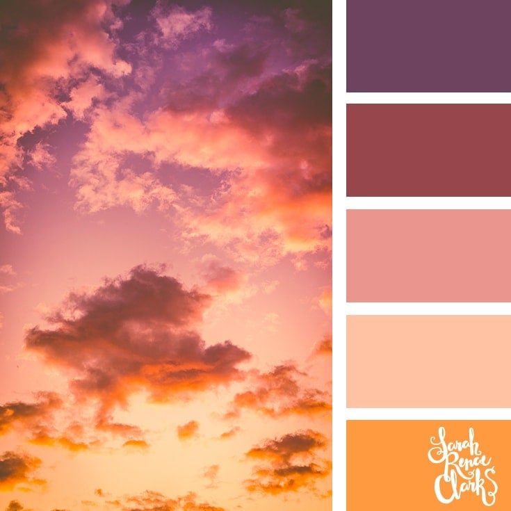 Pastel Sunset // 25 Color Palettes Inspired By Spectacular Skies Sarah ...