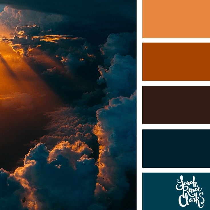 Color Palette 366 - Cloudy Sunset