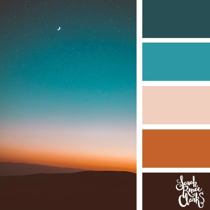 Color Palette 369 - Moody Night Sky 