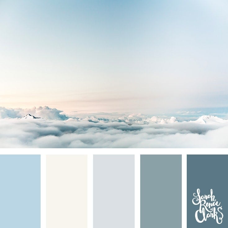 Color Palette 370 - Light Sky Colors