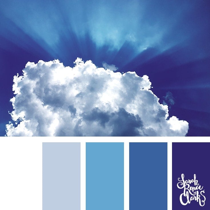 Color Palette 373 - Classic Blue Sky 