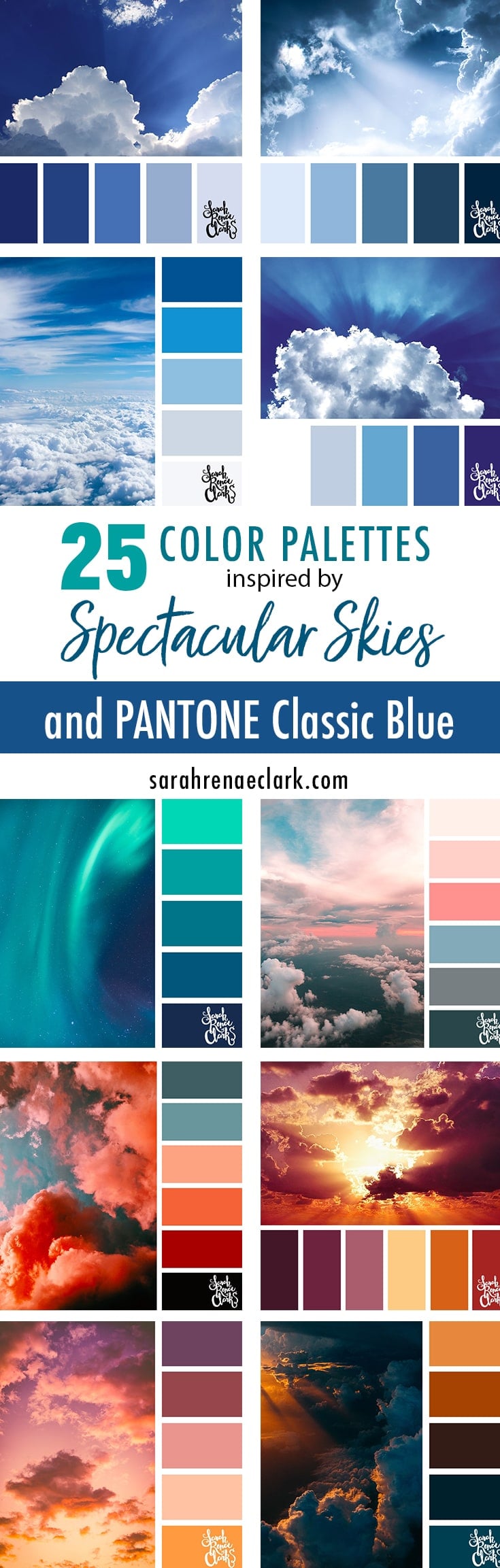 25 Color Palettes Inspired by Spectacular Skies