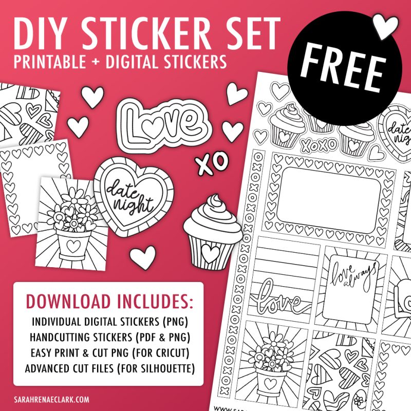 How To Make Printables into Stickers