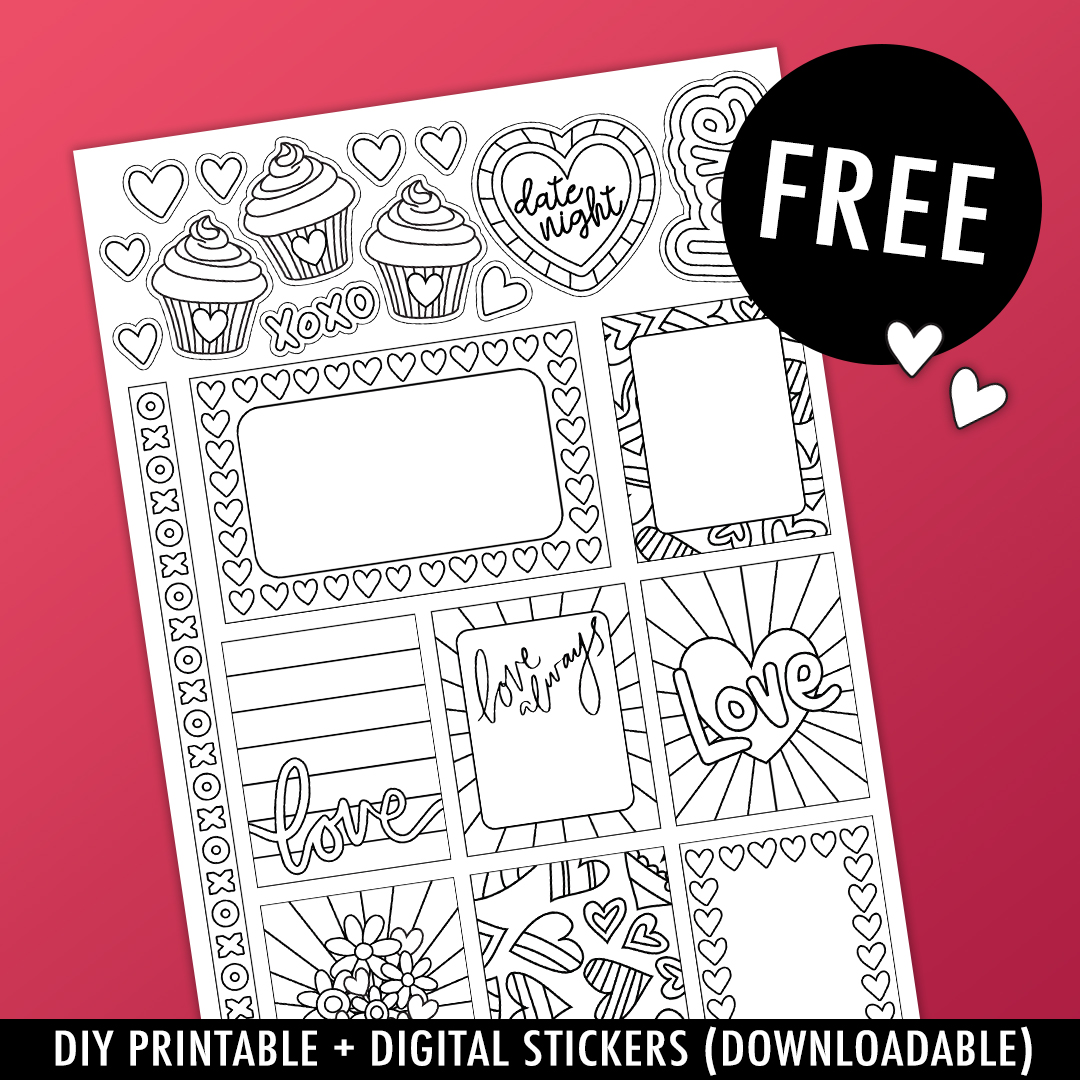 Free planner  stickers, Printable planner stickers, Planner printables free
