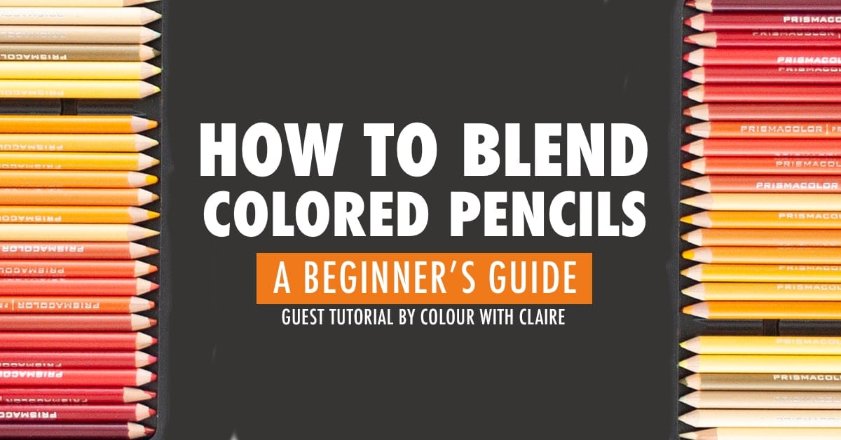 how to blend colored pencils title