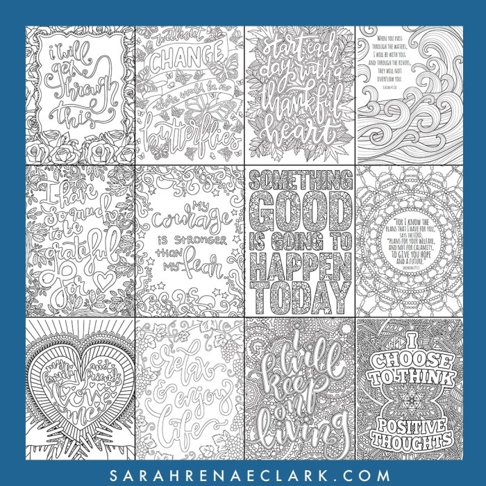 Adult Coloring Pages - Quarantine Collection: Color You Stress Away