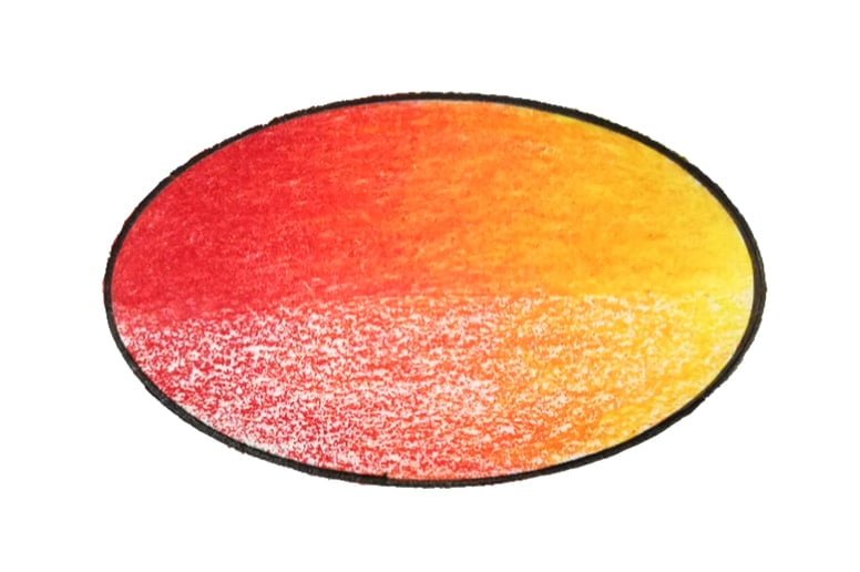 colored pencil blending example