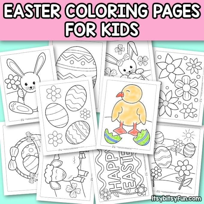 27. Free Easter coloring pages for kids