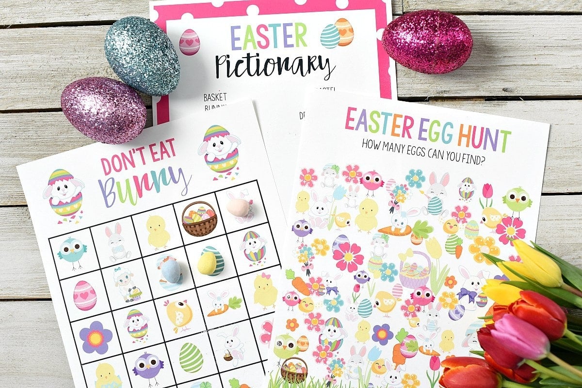 29. Free Easter printable games for kids