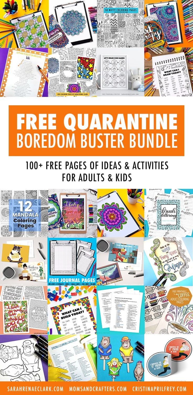 Free Printable Quarantine Boredom Buster Bundle