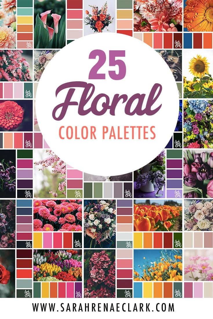 25 Floral Color Palettes