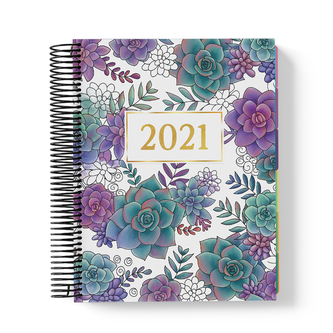 2022 Printable Coloring Planner by Sarah Renae Clark