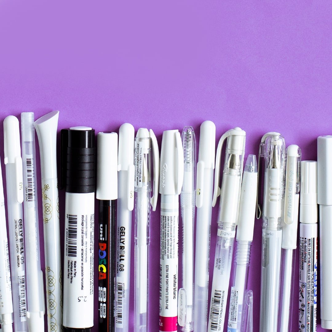 Best (and Worst) White Pens for Drawing: The White Pen Test!