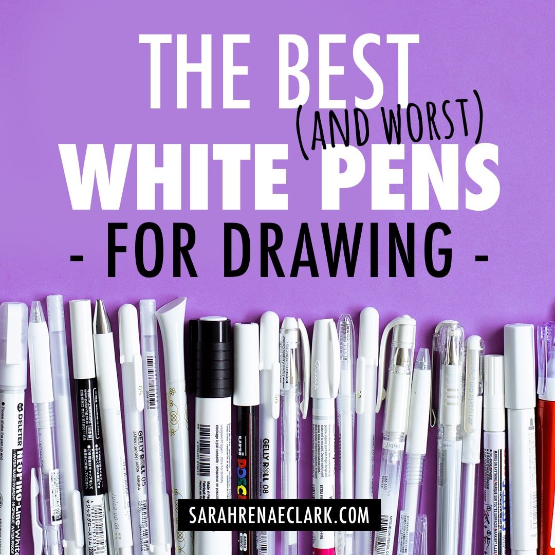 Best (and Worst) White Pens Drawing: White Pen Test!