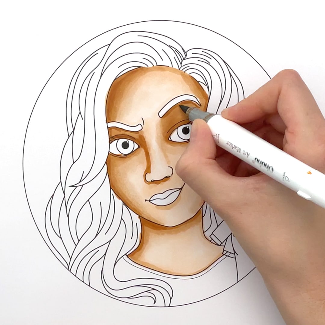 How To Color Skin with Alcohol Markers  Alcohol markers, Coloring markers,  Colors for skin tone
