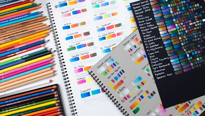 The Ultimate Colored Pencil Comparison: Testing all the Best Colored Pencils  - Sarah Renae Clark - Coloring Book Artist and Designer