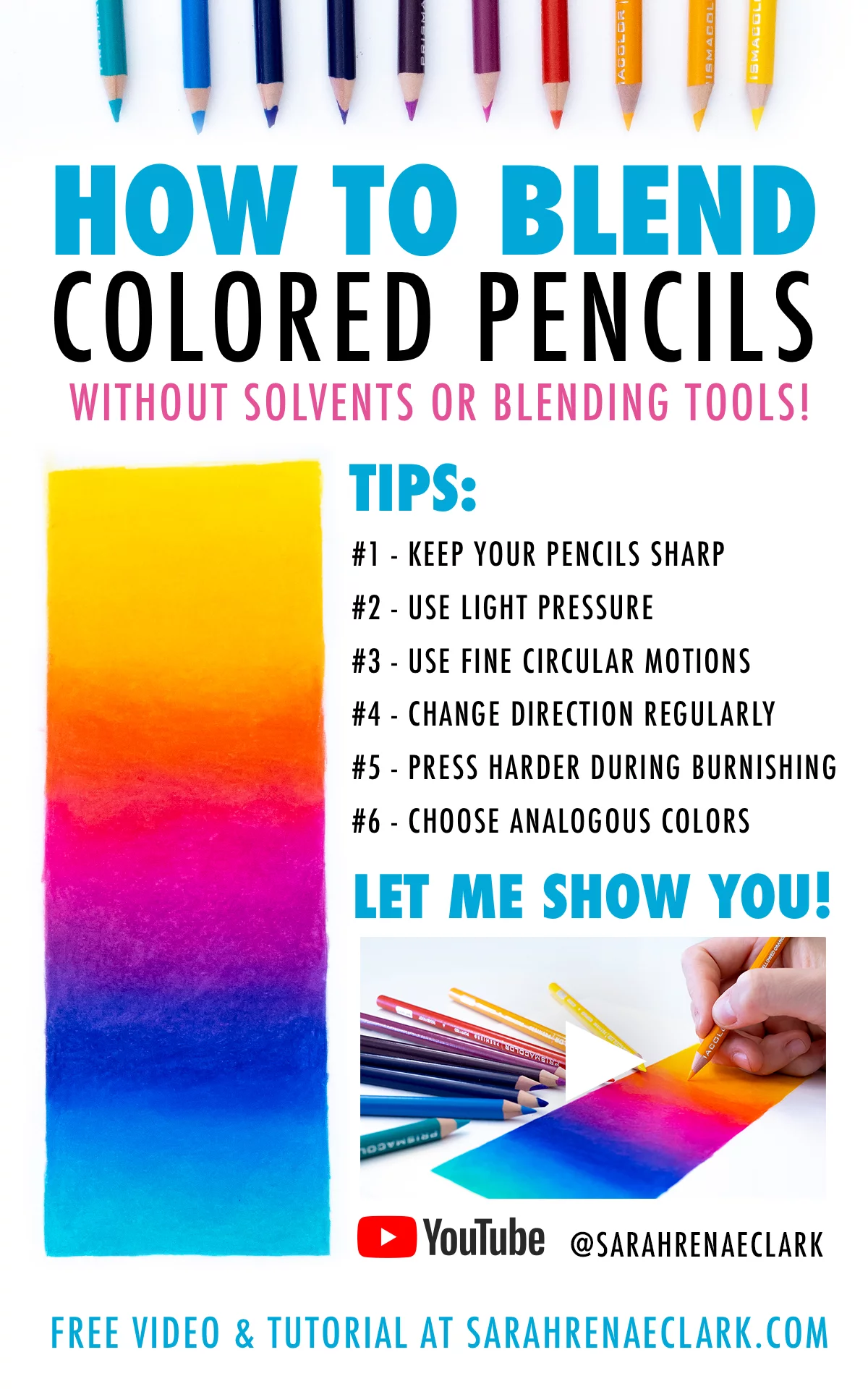 24 WAYS to Blend Colored Pencils – The Ultimate Blending