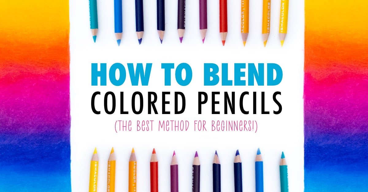 how to blend colored pencils
