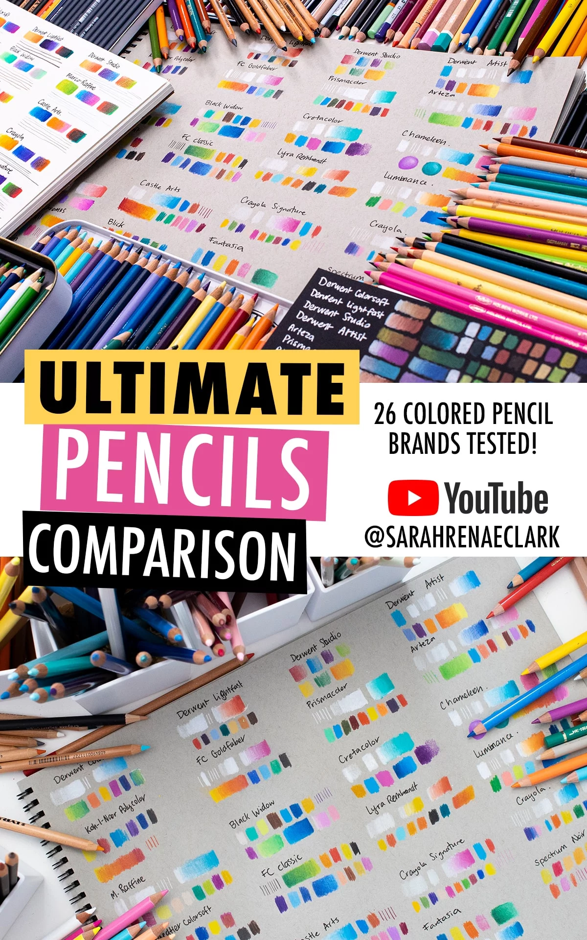 Colored Pencil Comparison Chart - What brands are best?