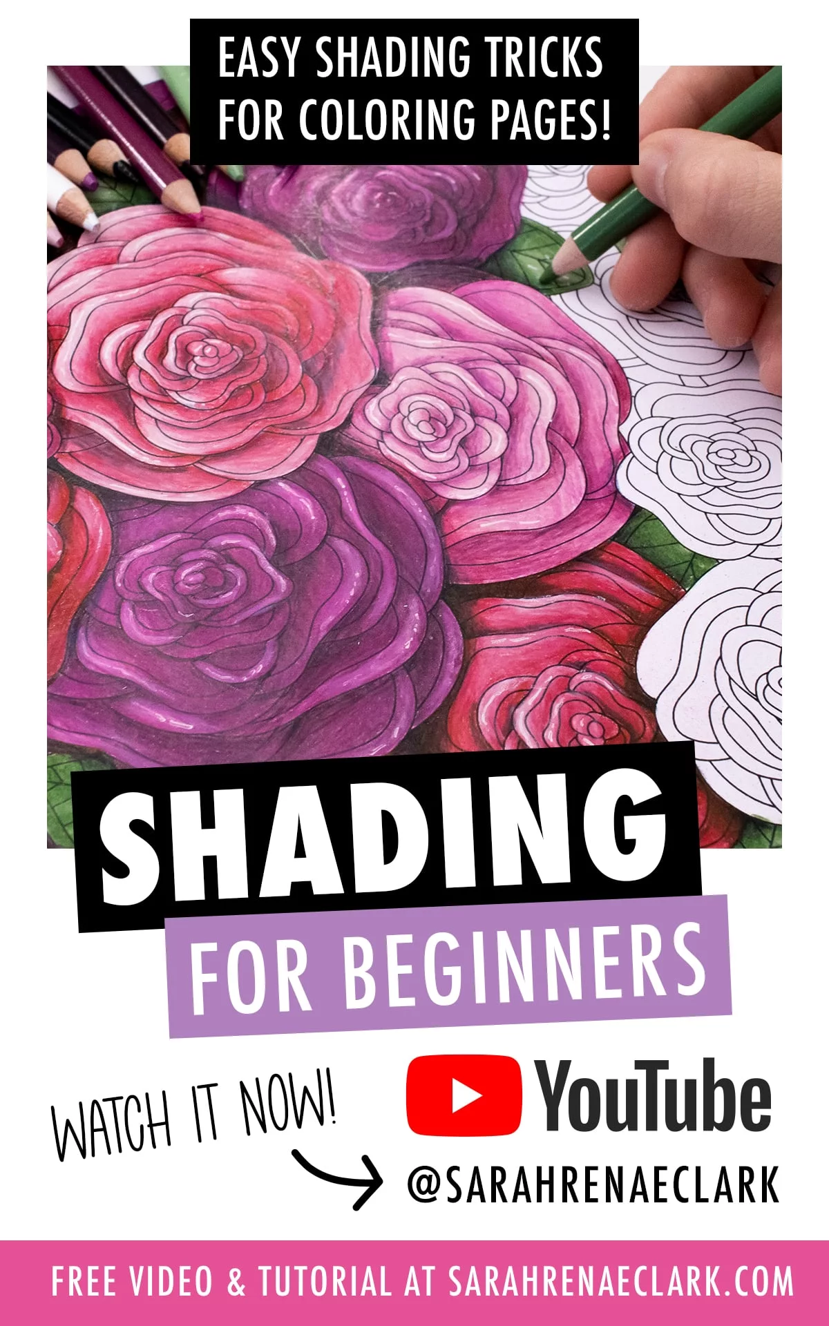 Advanced Shading Techniques for Adult Coloring Books (How to Draw Shadows,  Part 2)