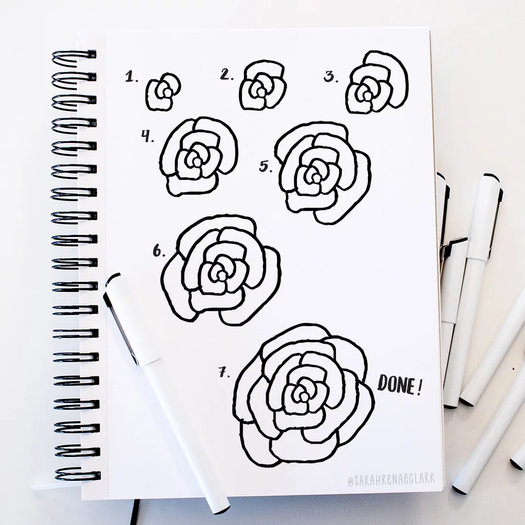 126,400+ Rose Drawing Stock Photos, Pictures & Royalty-Free Images - iStock  | Small rose drawing, White rose drawing, Rose drawing pattern