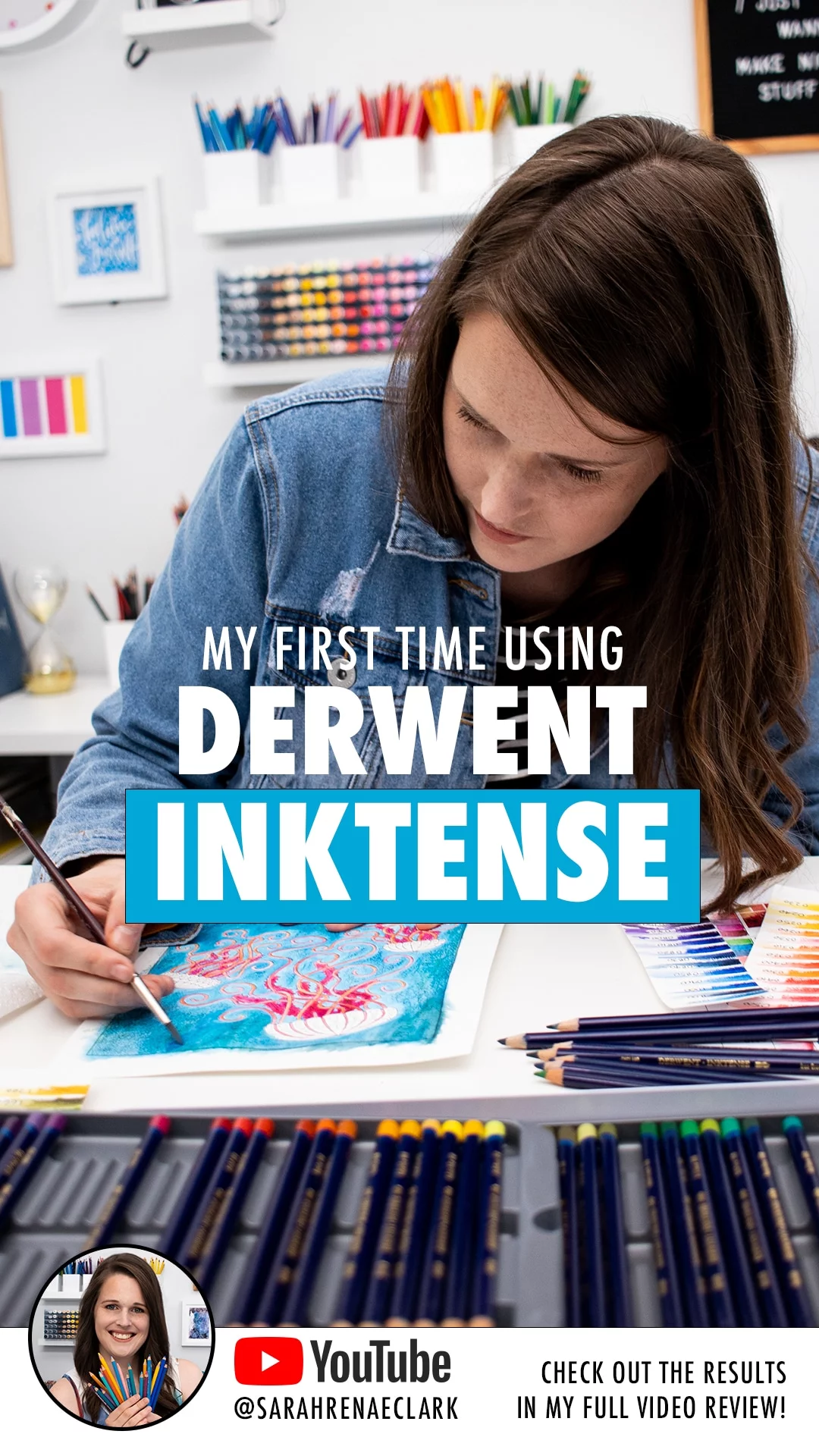 Derwent Inktense Blocks review - My first go and how to use! 
