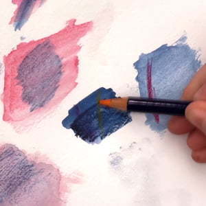 How to mix Derwent Inktense colors