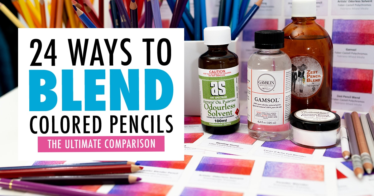 Coloured Pencil Blender Review & Comparison 