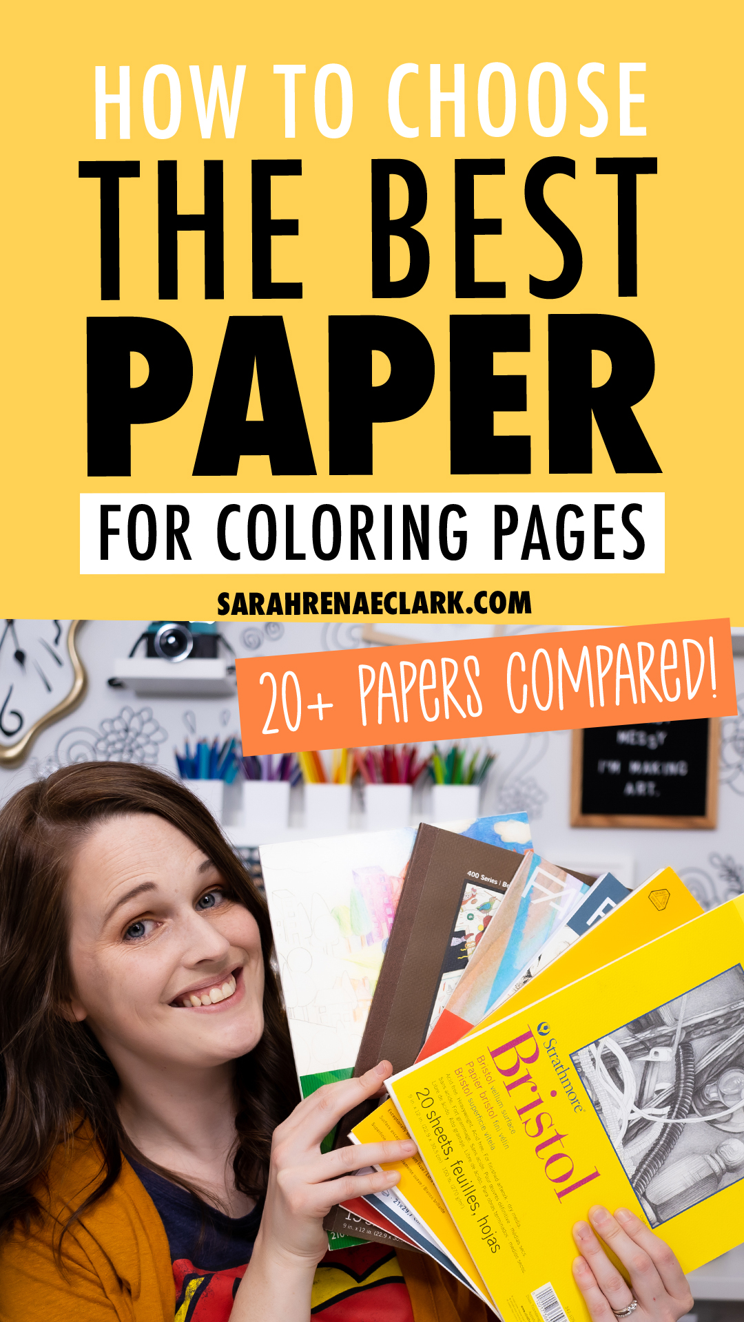 how to choose the best paper 3 Sarah Renae Clark Coloring Book
