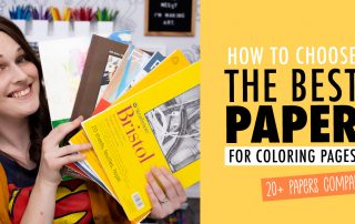 The Best paper for coloring pages
