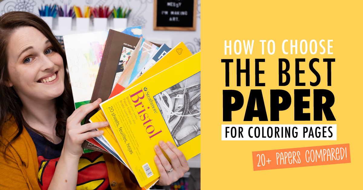 The Best paper for coloring pages