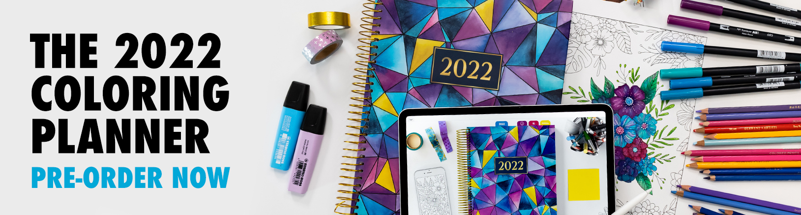 The 2022 Coloring Planner