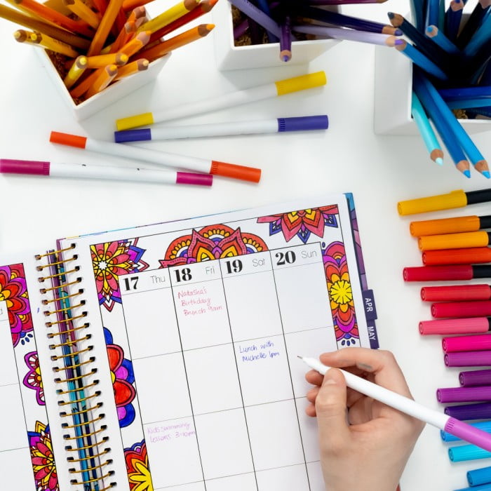 2022 Coloring Planner