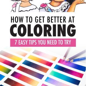 7 Easy tips to help you get better at coloring with shading tips and colored pencils