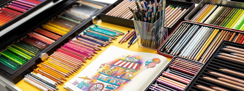 Prismacolor Vs Faber Castell Polychromos colored pencils w/ Lachri 