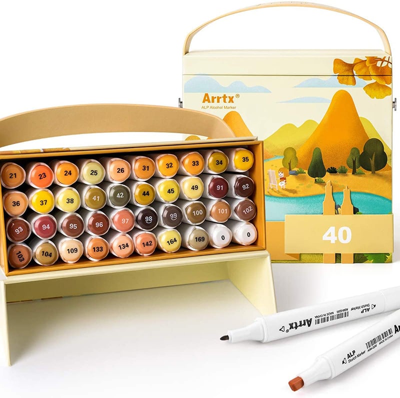 Acrylic Marker Pens ARRTX Alp, 24 Colours