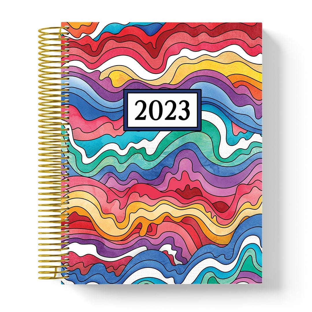 2023 Hardcover Coloring Planner - Sarah Renae Clark - Coloring Book Artist  And Designer