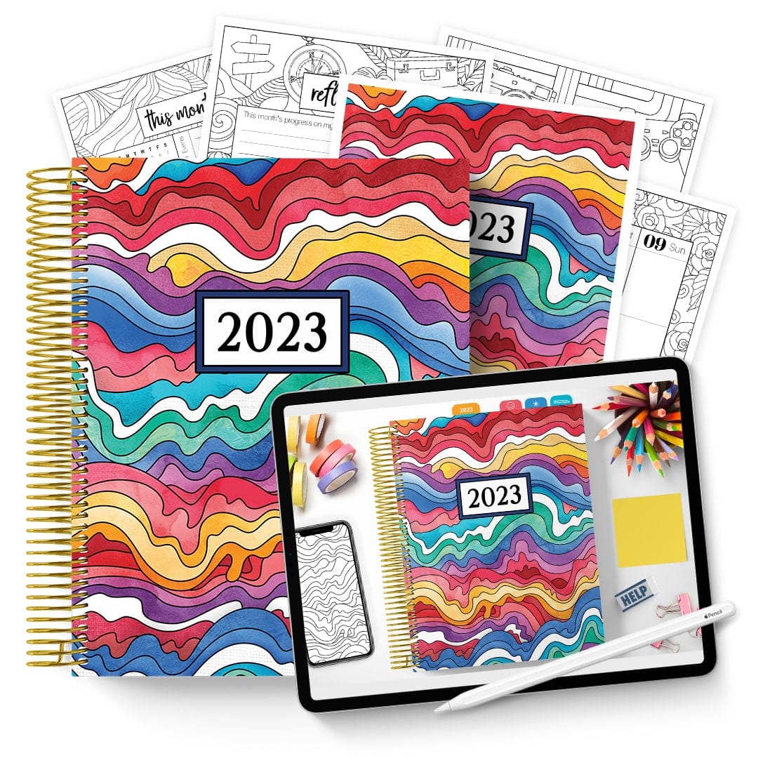 Adult Coloring Book 2023 Standard Planner