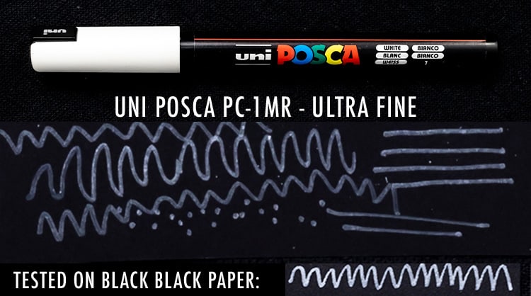 Uni Posca PC-1MR White Paint Marker pin type