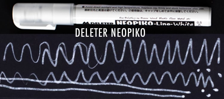 Deleter Neopiko Line White Drawing Pen – 0.5 mm