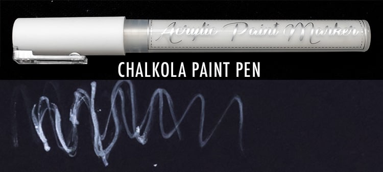Chalkola white paint pen
