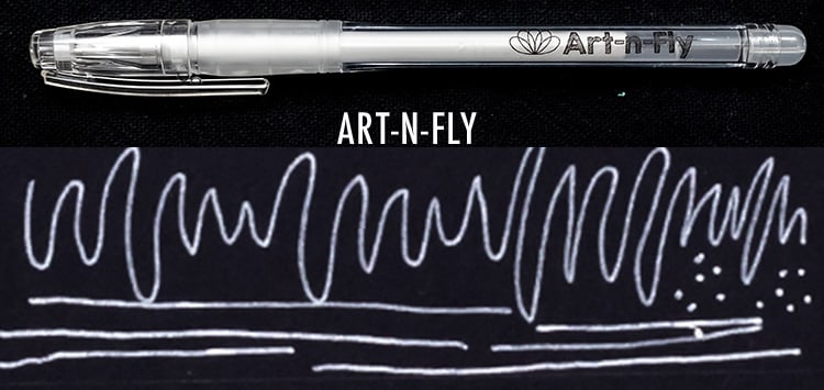 Art-N-Fly White gel pen