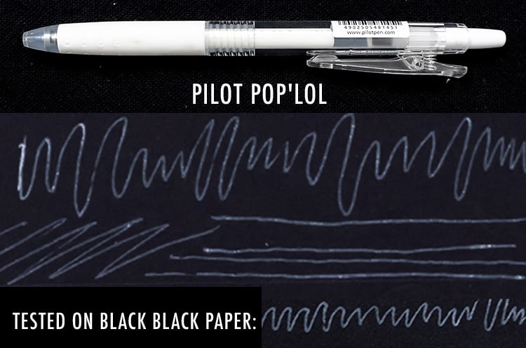 Pilot Pop'Lol Pastel Gel Pen, Nib Size 0.7 mm, White